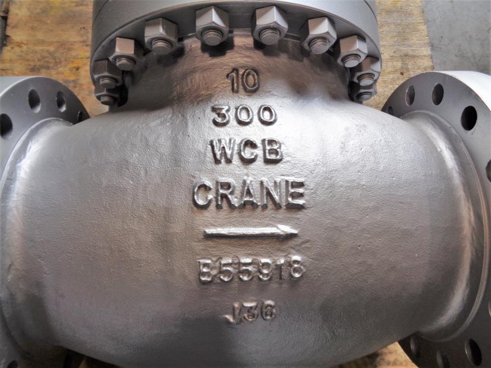 Crane 10" 300# WCB Globe Valve, Fig# 151 XU